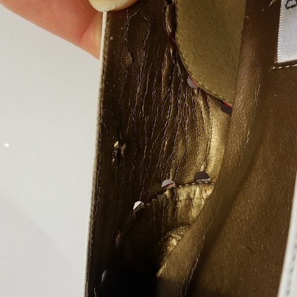 VITTORIO RICCI VINTAGE FLATS RED WHITE LEATHER CUT OUT 80S LOW HEELS COMFY RETRO - Picture 7 of 7